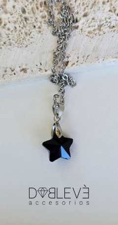 Collar con dije de cristal - Estrella