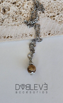 Collar JASPE MADERA - Conexión con tierra - comprar online