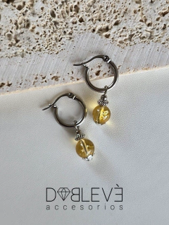 Aros CITRINO - Felicidad, prosperidad y alegría - comprar online