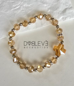 Pulsera CRUZ de cristal en internet