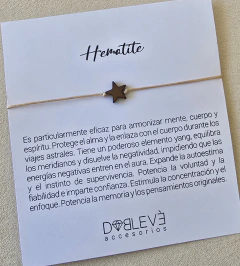 Pulsera energética hematite - 3 diseños - comprar online