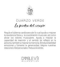Aros CUARZO VERDE - Regeneración del cuerpo en internet