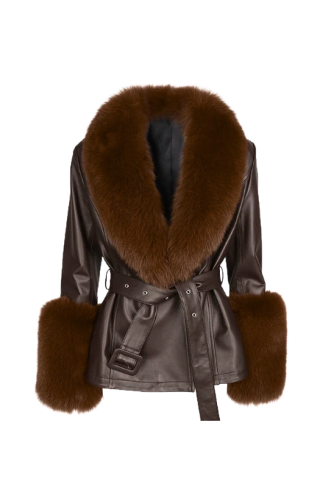 Jaqueta em Couro com Maxi Pele - Cores - comprar online