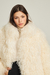 Casaco Maxi em Lã da Mongólia Off White - loja online