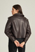 Jaqueta Oversized em Couro Café - Pronta Entrega - comprar online