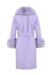 Sobretudo Maxi Pelo Lavanda - comprar online