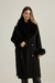 Sobretudo Maxi Pele Preto