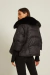 Imagem do Jaqueta Puffer com Gola Pele Preta