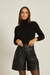 Blusa Cashmere Gola Alta Preta - Alba