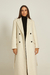 Maxi Sobretudo Off White - comprar online