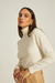 Blusa Cashmere Gola Alta Off White