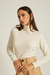 Blusa Cashmere Gola Alta Off White na internet