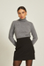 Blusa Cashmere Gola Alta Cinza - comprar online