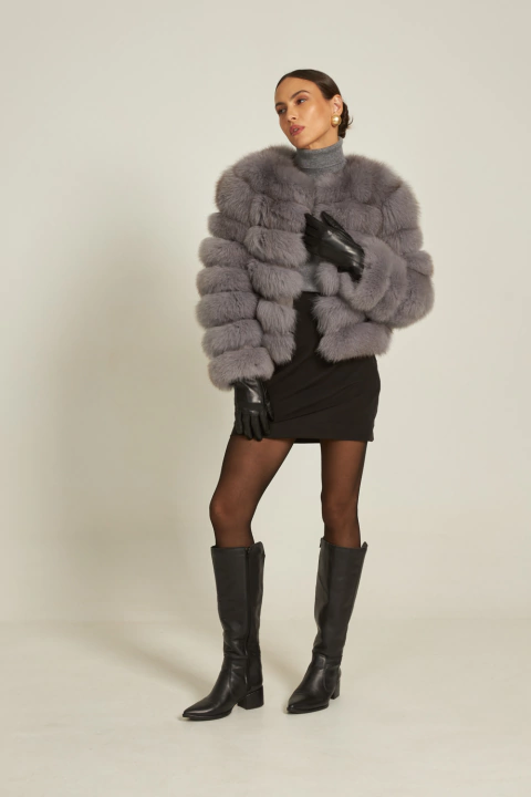 Casaco Camadas Cinza