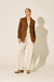 Blazer Reto em Camurça Caramelo - comprar online