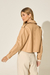 Imagem do Jaqueta Oversized em Couro Bege - Pronta Entrega