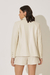 Blazer Reto em Couro Creme - Pronta Entrega - comprar online