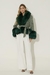 Casaco em Tweed e Pele Natural - comprar online