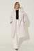 Casaco Teddy em Lã Off White - Alba