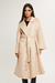 Sobretudo em Lã com Cashmere Bege - comprar online