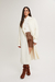 Sobretudo em Lã com Cashmere Off White