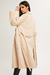 Sobretudo em Lã com Cashmere Bege - loja online