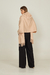 Pashmina em Lã com Pompons Nude - Pronta Entrega - comprar online