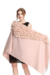 Pashmina em Lã com Pompons Rosa Claro na internet