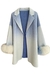 Casaco Oversized Pele nos Punhos Bicolor - comprar online
