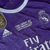 Retro Real Madrid manga longa Away 16/17 todos os patches - Torcedor Adidas Masculina - Roxo