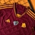 Camisa Roma I 23/24 versão jogador vermelha e laranja. na internet