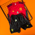 KIT DE TREINO FLAMENGO VERMELHO E PRETO REGATA E SHORT PERSONALIZADO - Pedrin: personalizações exclusivas