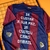 BARCELONA HOME 23/24 AZUL E VERMELHA PERSONALIZAÇÃO FRASE