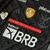 todos patrocínios - Camisa Flamengo 3 Preta Refletiva 2023/24 Versão jogador com todos patrocínios + patches - loja online
