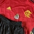 KIT DE TREINO FLAMENGO VERMELHO E PRETO REGATA E SHORT PERSONALIZADO - loja online