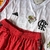 KIT DE TREINO FLAMENGO BRANCO 23/24 REGATA E SHORT PERSONALIZADO - loja online