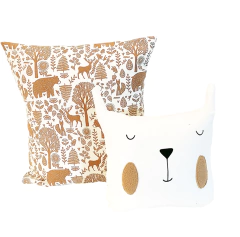 Almohadón bosque arena 40 cm - comprar online
