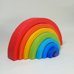 Arco iris clásico Waldorf - Tienda Ludus- Juguetes de madera