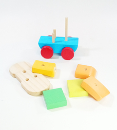 Mini camión de carga - Tienda Ludus- Juguetes de madera