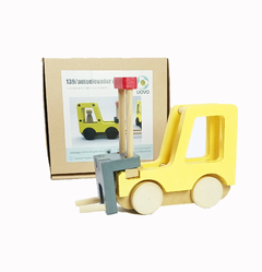 Camión autoelevador - Tienda Ludus- Juguetes de madera