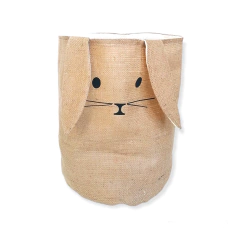 Cesto bunny arpillera natural