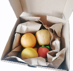 Frutas de madera en internet