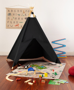 carpa Tipi negra - comprar online