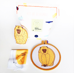 Kit bordado Mono Aullador - comprar online