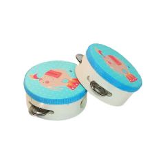 Pandereta con dibujo chica