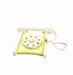 Teléfono de madera