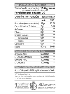 Steam N.O Nitric oxide precursor - comprar online