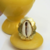 ANEL DE BÚZIO PRATA COM BANHO OURO 18K - comprar online
