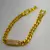 Pulseira Grumet Placa Microcravejada Nano Zirconias Banhada a Ouro 18k fecho trava