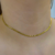 Colar Choker Fio Alemão Snake 3mm Banho De Ouro 18k De Verdade